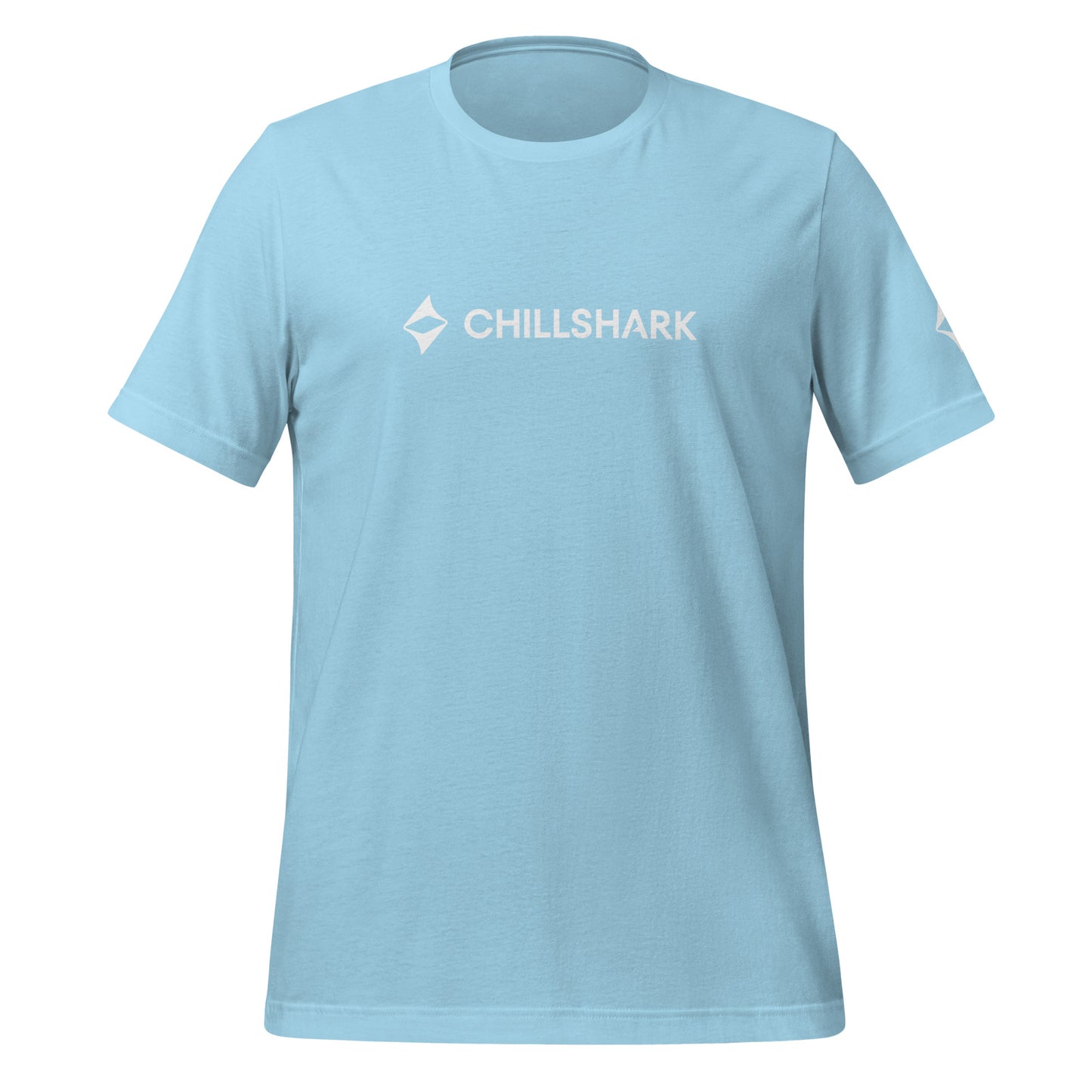 Chillshark White Logo Tee